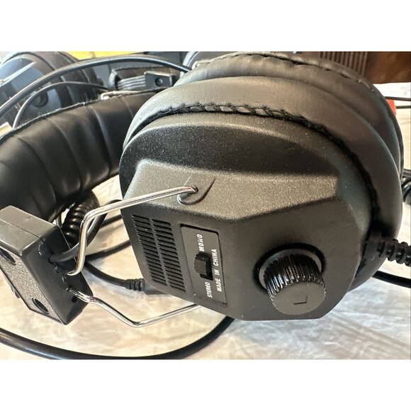 Lot of 4 Califone 3068AV Stereo / Mono Black Headphones 3.5mm Stereo Plug - Picture 6 of 9